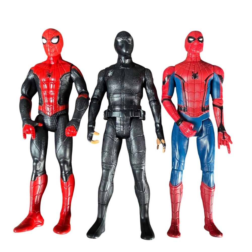Hasbro Marvel Spider-Man Action Figure Lot Far From Home Stealth Suit Stark Suit